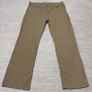 Mott & Bow Straight Mercer Stretch Pants Beige Khaki Men's Size 40x32